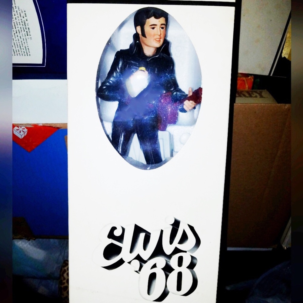 Elvis '68 Whiskey Decanter Vintage Collectible